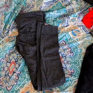 Grey cute booty lounge leggings scrunch booty